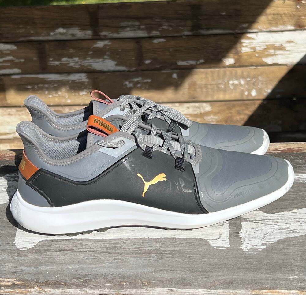 Puma Ignite Fasten8 Pro Golf Shoes 10 Men Gray Lace Up 194466-01 Sneaker